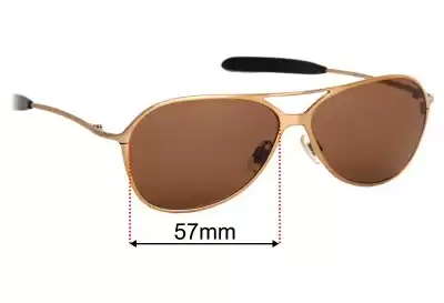 DKNY 7260S Replacement Lenses 57mm wide 