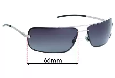 Dolce & Gabbana DG2168 Replacement Lenses 66mm wide 