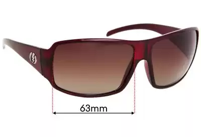 Electric Gain Replacement Lenses 63mm wide 