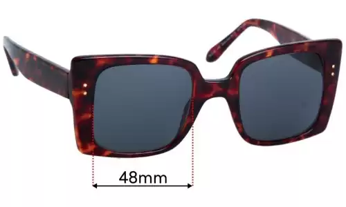 Sunglass Fix Lentes de Repuesto para Ellery Sun Rx 11 - 48mm Wide 