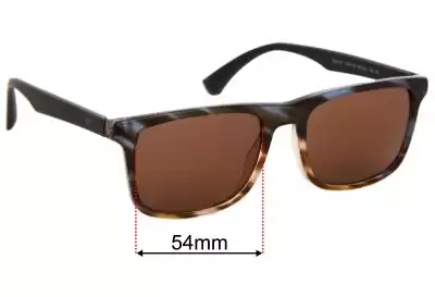 Emporio Armani EA4137 Replacement Lenses 54mm wide 