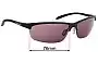 Sunglass Fix Replacement Lenses for Fatheadz Semi Rimless - 76mm Wide 