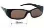 Sunglass Fix Replacement Lenses for Fendi FS300 - 55mm Wide 