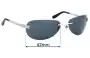 Sunglass Fix Replacement Lenses for Fred Sicile F1 - 62mm Wide 