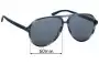 Sunglass Fix Verres de Remplacement pour Gucci GG0423S - 60mm Wide 