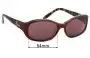 Sunglass Fix Replacement Lenses for Guess GU6404 - 54mm Wide 