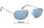 Sunglass Fix Replacement Lenses for Iris Unknown Model - 56mm Wide 