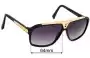 Sunglass Fix Lentes de Repuesto para Louis Vuitton  Evidence Millionaire Z0350W - 64mm Wide 