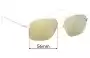 Sunglass Fix Verres de Remplacement pour Magnoli Clothiers Reddington - 56mm Wide 