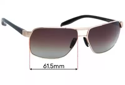 Maui Jim MJ835 The Bird Verres de Remplacement 61mm wide 