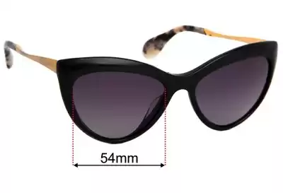 Miu Miu SMU08O Lentes de Repuesto 54mm wide 