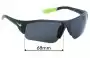 Sunglass Fix Replacement Lenses for Nike EV0900 Skylon ACE XV JR - 68mm Wide 