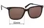 Sunglass Fix Replacement Lenses for Otis Crossroads - 53mm Wide 