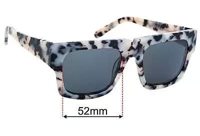 Pared  Bread & Butter Replacement Lenses 52mm wide 