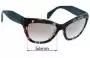 Sunglass Fix Replacement Lenses for Prada SPR02Q - 56mm Wide 