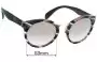 Sunglass Fix Replacement Lenses for Prada SPR05T - 53mm Wide 
