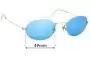 Sunglass Fix Replacement Lenses for Ray-Ban B&L RB3547 - 49mm Wide 