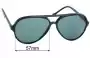 Sunglass Fix Replacement Lenses for Ray-Ban B&L W0325 57 - 57mm Wide 