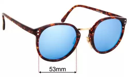Sunglass Fix Replacement Lenses for Ray-Ban B&L Premier B - 53mm Wide 