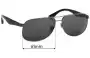 Sunglass Fix Verres de Remplacement pour Ray-Ban RB3502 - 61mm Wide 