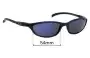 Sunglass Fix Ersatzgläser für Ray-Ban RB4028 Cutters - 54mm Wide 