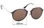 Sunglass Fix Verres de Remplacement pour Ray-Ban RB4292-N Blaze Double Bridge - 61mm Wide 