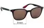Sunglass Fix Replacement Lenses for Ray-Ban RB4297-M Scuderia Ferrari Collection - 51mm Wide 