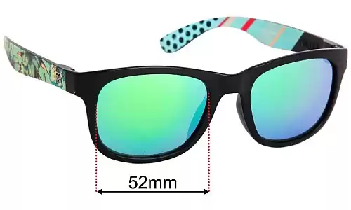 Sunglass Fix Replacement Lenses for Roxy Runaway - 52mm Wide Sunglass Fix Replacement Lenses for Roxy Runaway - 52mm Wide