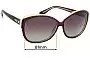 Sunglass Fix Replacement Lenses for Rusty Bee - 59mm Wide 