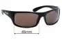 Sunglass Fix Verres de Remplacement pour Serengeti Giotto - 65mm Wide 