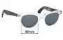 Sunglass Fix Replacement Lenses for Tom Ford TF5378 - 49mm Wide 