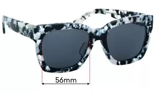 Sunglass Fix Replacement Lenses for Trelise Cooper Never Go Back - 56mm Wide Sunglass Fix Replacement Lenses for Trelise Cooper Never Go Back - 56mm Wide
