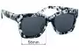 Sunglass Fix Replacement Lenses for Trelise Cooper Never Go Back - 56mm Wide 