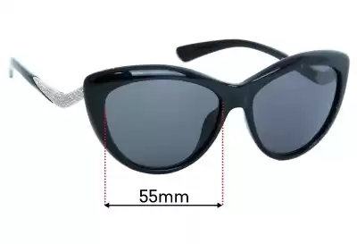 Valentino V632SR Replacement Lenses 55mm wide 