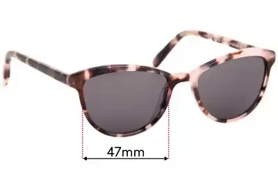 Warby Parker Louise JR. Verres de Remplacement 47mm wide 