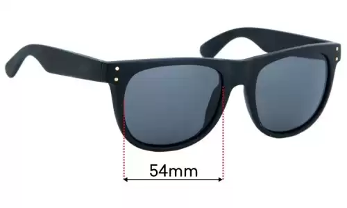 Sunglass Fix Replacement Lenses for Zeal Ace - 54mm Wide 