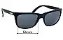 Sunglass Fix Replacement Lenses for Zenith From Downunder - 55mm Wide 