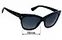 Sunglass Fix Verres de Remplacement pour Christian Dior Dior Jupon 2 - 55mm Wide 