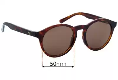 Maui Jim MJ784 Pineapple Verres de Remplacement 50mm wide 
