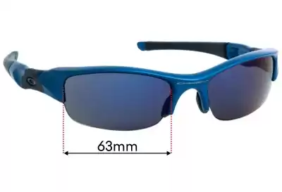 Oakley Flak Replacement Lenses 63mm wide 