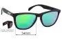 Sunglass Fix Lentilles de Remplacement pour Oakley Frogskins Gen 1 (1985-1990) - 54mm Wide 