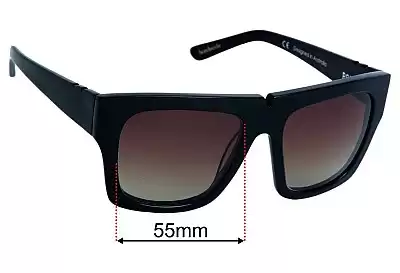 Pared  Bigger & Better Replacement Lenses 55mm wide 