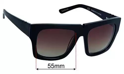 Pared  Bigger & Better Replacement Lenses 55mm wide 