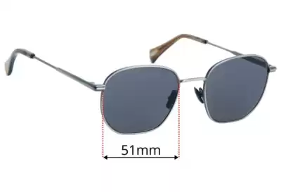 Raen Alameda Replacement Lenses 51mm wide 