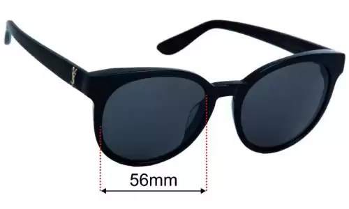 Saint Laurent  SL M25/K Replacement Lenses 56mm wide 