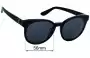 Sunglass Fix Replacement Lenses for Saint Laurent  SL M25/K - 56mm Wide 
