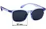 Sunglass Fix Replacement Lenses for Zenni Toronto Ultra - 51mm Wide 
