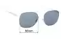 Sunglass Fix Verres de Remplacement pour Hugo Boss HG Sun Rx 05 - 56mm Wide 