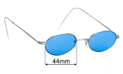 Oliver Peoples OP-587 Ersatzlinsen 44mm wide 