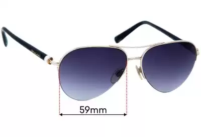 Bvlgari 6084 Replacement Lenses 59mm wide 